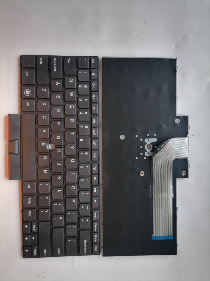 Picture of New Replacement Laptop Keyboard For IBM E40/EDGE14 BLACK FRAME BLACK With hole (OEM) US Layout